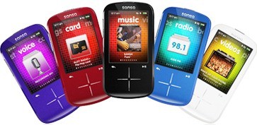 fuze_5colors fuze 5colors REVIEW: SanDisk Sansa Fuze+ MP3 Player