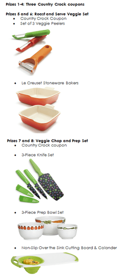 countrycrockprizeimage11 thumb PARTY TIME:  Get Cooking With Country Crock, Tonight! #AVeryVeggieWorld
