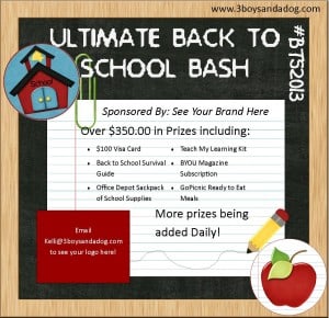 Back to School Bash 20131 300x290 The Ultimate Back to School Bash: Blogger Signups #BTS2013