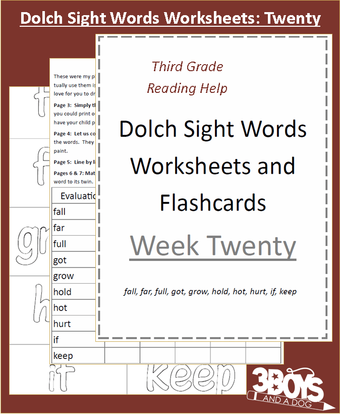 sight dolch to child Worksheets sight worksheets your word help words master