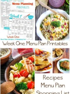 Includes the complete menu plan for the first week of the year - or any week, really.  You can find links to recipes and more