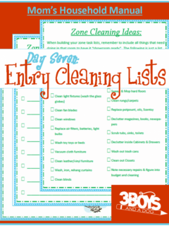 Mom's Manual Day #7: Cleaning Your Entryway