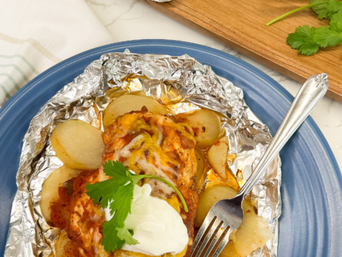 Image for Foil Pack Taco Chicken Recipe 