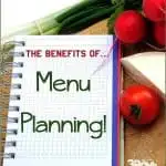 De voordelen van menuplanning
