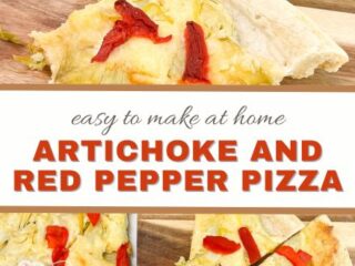 Image for Roasted Red Pepper and Artichoke Pizza