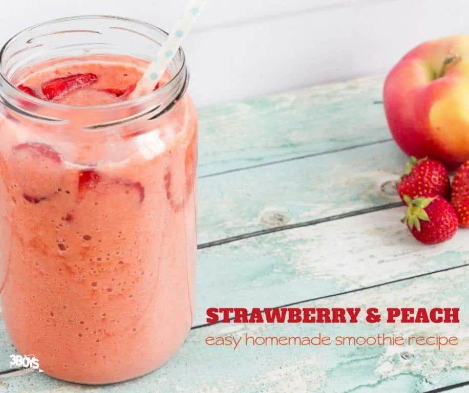 RECIPE: Strawberry-Peach Smoothie