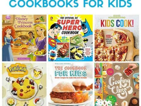 Kids Cookbooks (and cooking tools) at Amazon