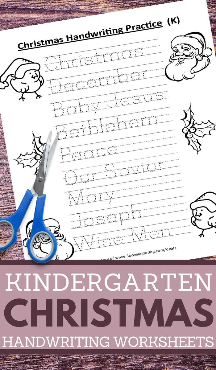kindergarten handwriting printables