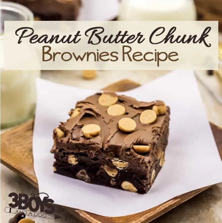 Peanut Butter Chunk Brownies Recipe