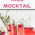 cranberry kiss mocktail recipe