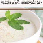 greek yogurt and english cucumbers make such a creamy soup rcipe