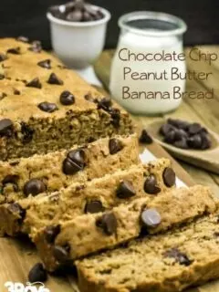 easy banana bread recipe with peanut butter and chocolate chips