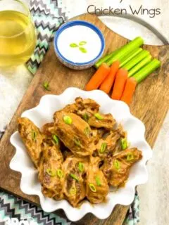 Easy and quick buffalo chicken wings at home