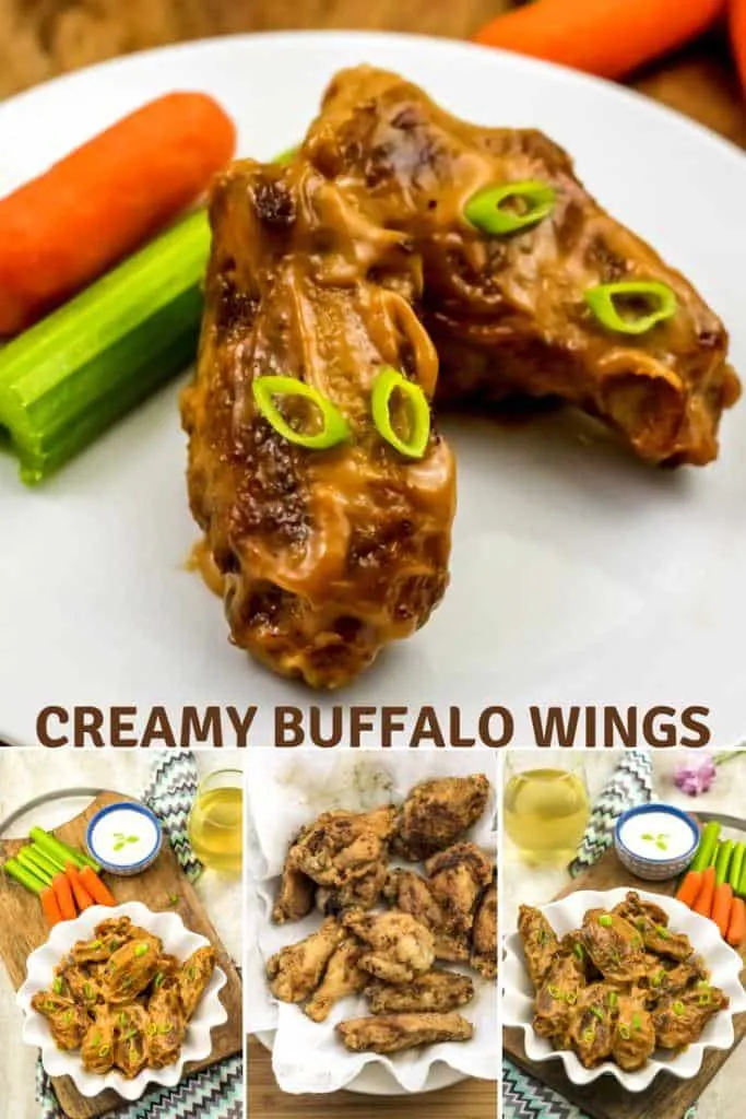 Tabasco buffalo and horseradish chicken wings