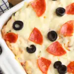 pizza toppings in dip recipe form