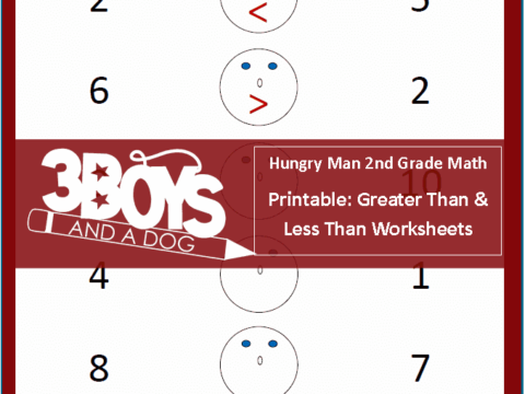 Image for 2nd Grade Math Worksheets:  Greater Than, Less Than, Equal To