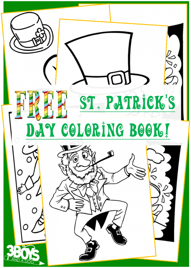 Saint Patricks Day Coloring Book
