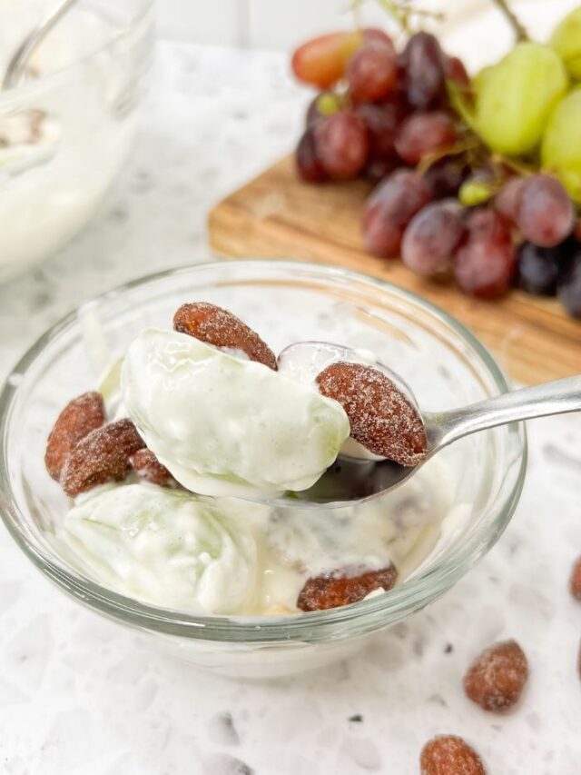 Luscious Green and Red Grape Salad Recipe