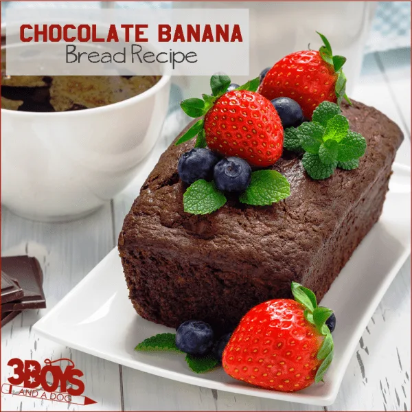 Chocolate and Banana Loaf Cake Recipe