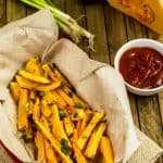 If you are a french fry junkie like me, you will need to supplement your greasy craving for a healthier version of fries!  This is where these delicious and Healthy Butternut Squash Fries come in!