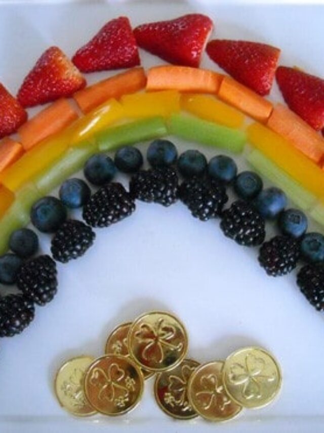 Rainbow Fruit and Vegetable Plate Recipe Story