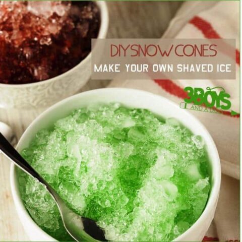 How to make snow cones