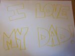 Finger Painting Idea - Father's Day Crafts for Toddlers &amp; Preschoolers