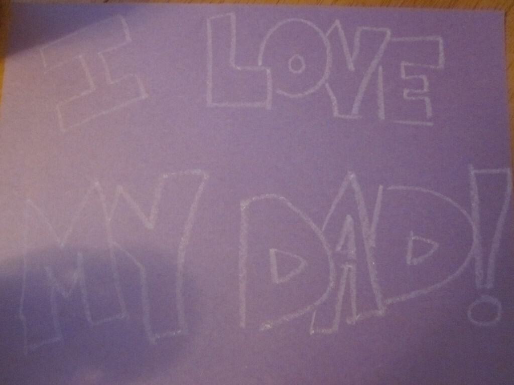 Finger Painting Idea - Father's Day Crafts for Toddlers &amp; Preschoolers