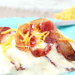 easy side dish recipe of loaded mashed potatoes