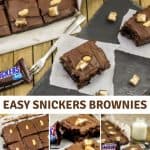 peanut caramel chocolate brownies