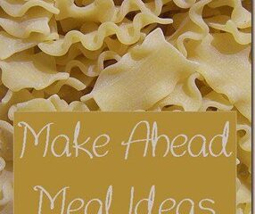Image for Make Your Weekly Meals Ahead of Time