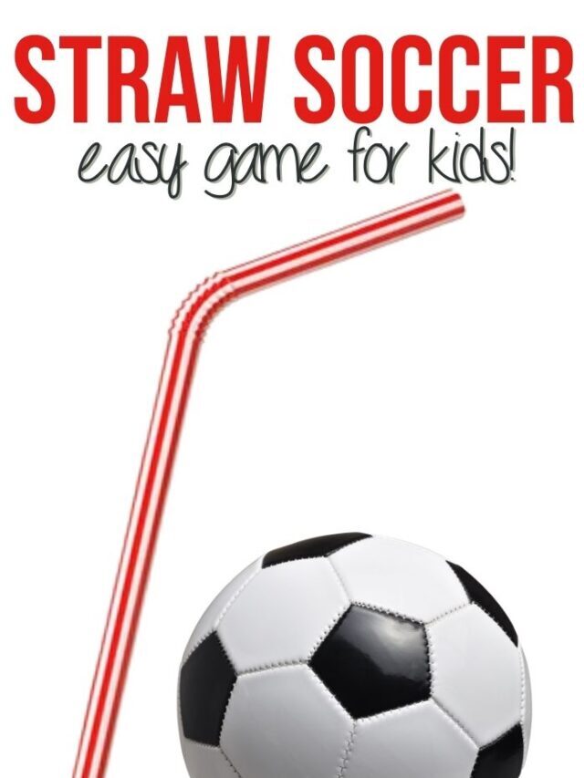 Straw Soccer Activity