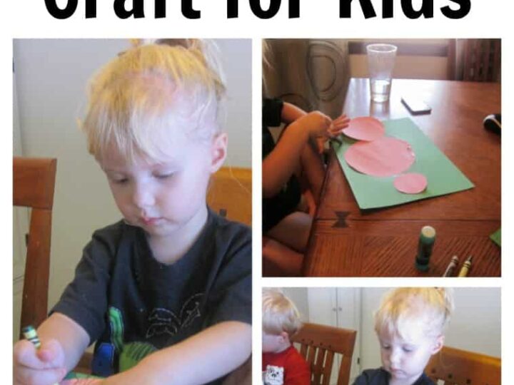 Circle Pig Craft for Kids to Make