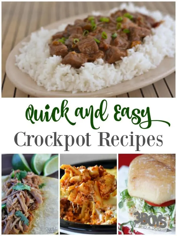 Quick and Easy Crockpot Recipes