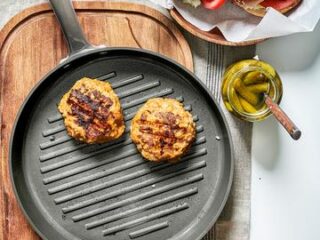 Image for Chatham Ceramic Nonstick 11" Round Grill Pan