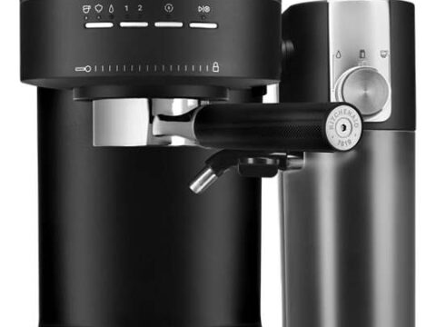 Image for Semi-Automatic Espresso Machine and Automatic Milk Frother Attachment