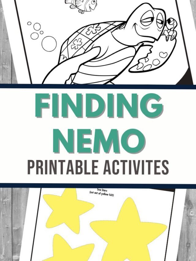 Finding Nemo Printable Activities