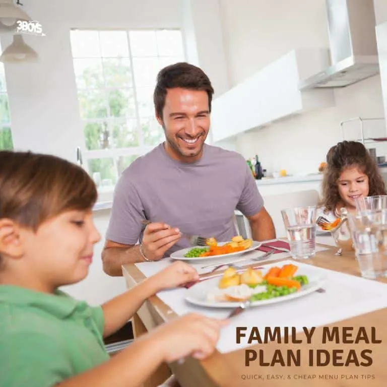 family meal plan ideas