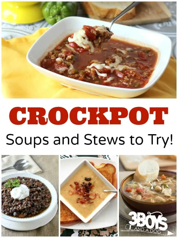 Crockpot Soups, Stews, and Recipes
