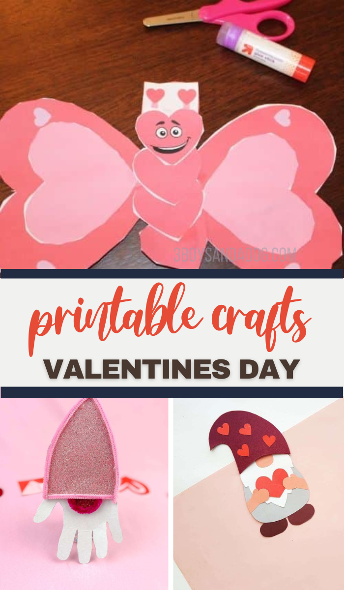 Valentine Crafts and Free Printable for Kids