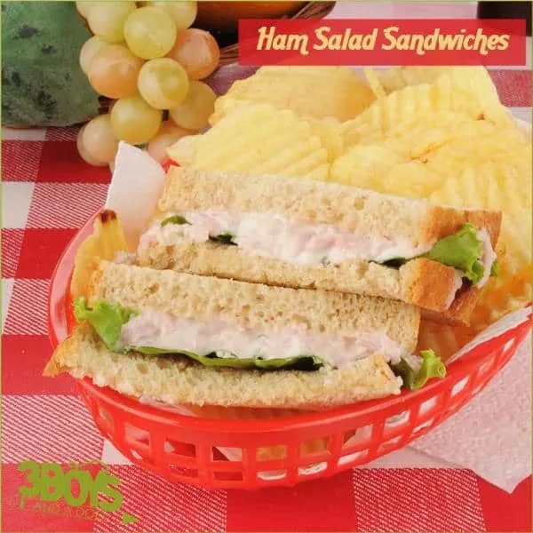 Ham Salad Sandwich filler or cracker topper recipe
