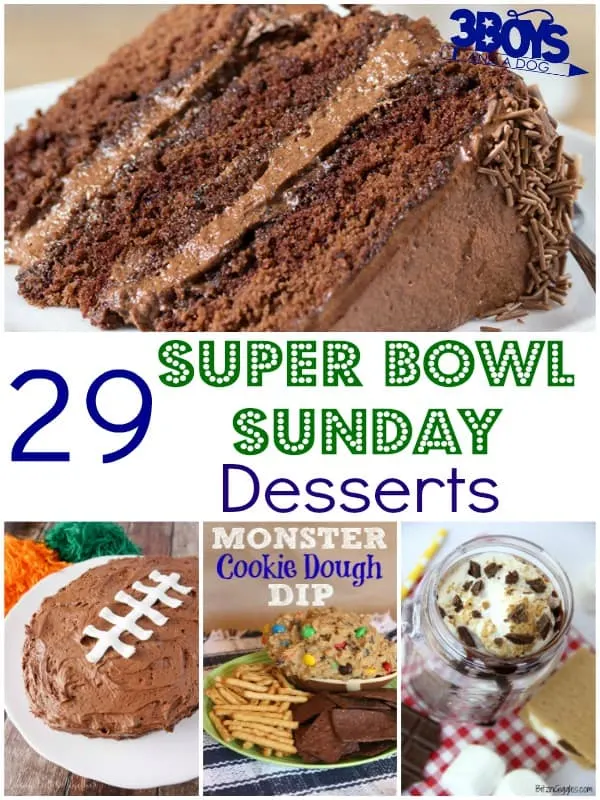 Super Bowl Sunday Desserts