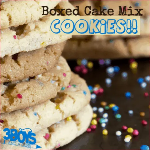 Boxed Cake Mix Cookies Recipe