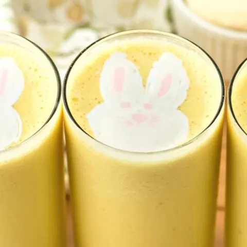 Easter Bunny Pineapple Smoothies