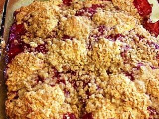 Easter Strawberry Coffee Cake