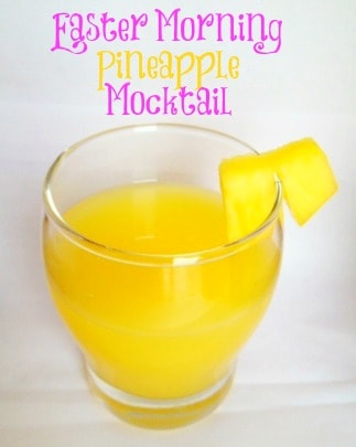 Easter Morning Pineapple Mocktail