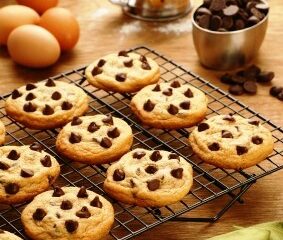 Image for Golden Crispy Chewy Delicious Chocolate Chip Cookies