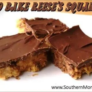 peanut butter and chocolate no bake squares