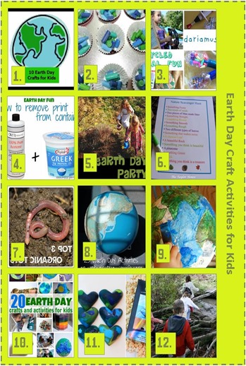 12 Earth Day Craft Activities for Kids