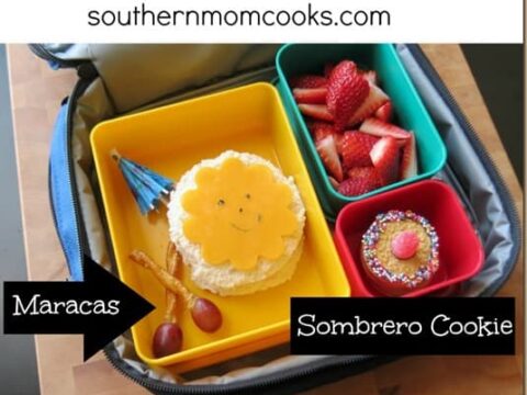 Image for Bento lunch recipe: Cinco de Mayo